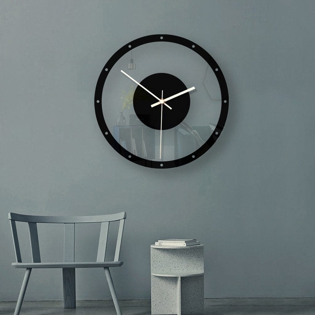 Minimalist Black Wall Clock