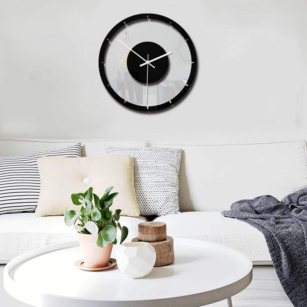Minimalist Black Wall Clock