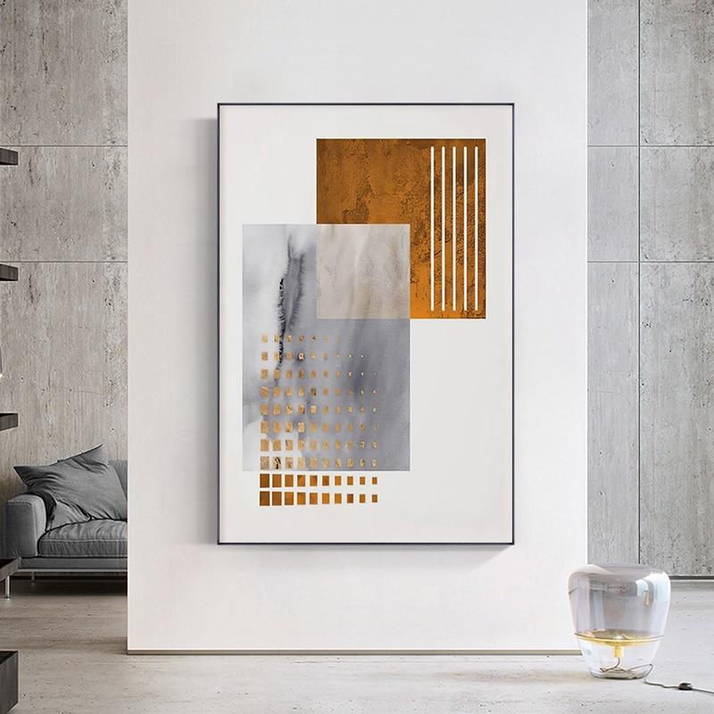 Geometric Space Canvas Art