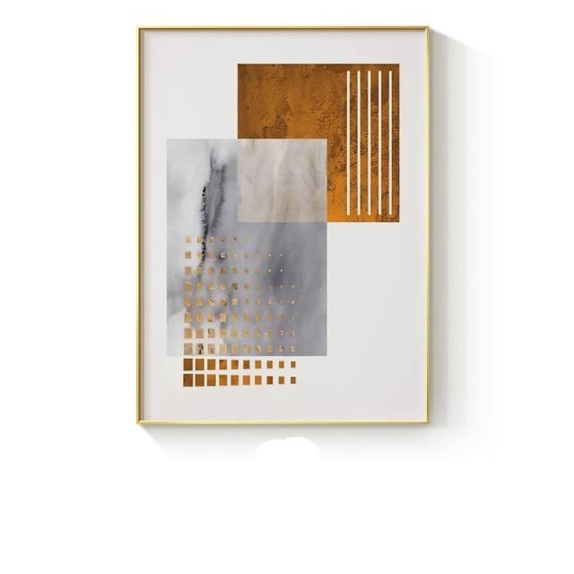 Geometric Space Canvas Art