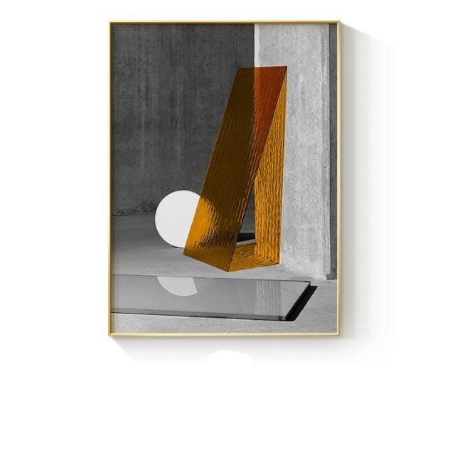 Geometric Space Canvas Art