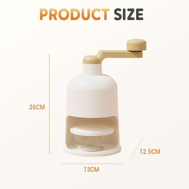 Easy-to-Use Hand Crank Ice Shaver