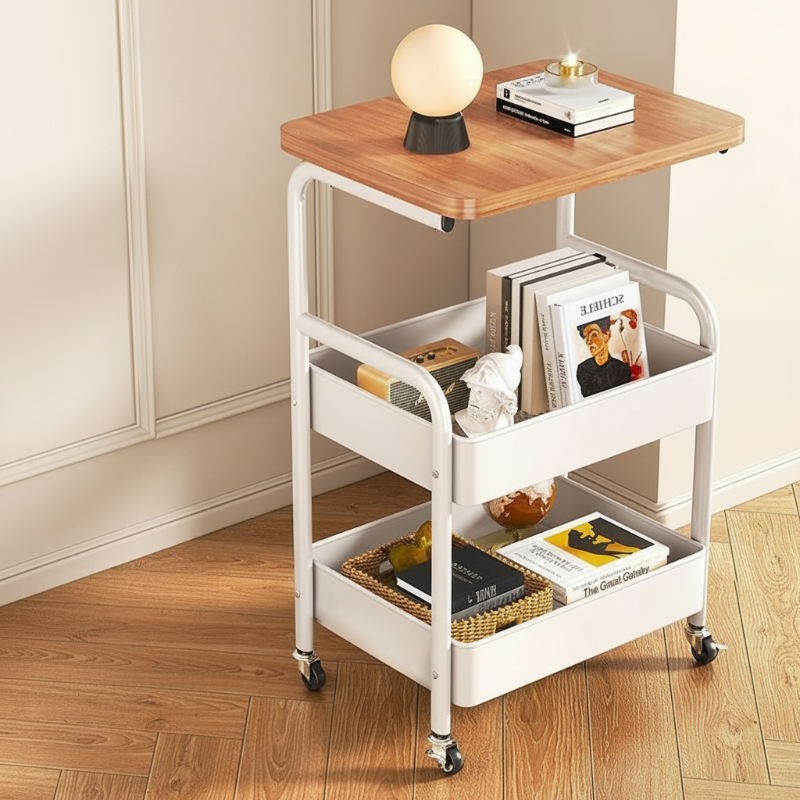 Mobile multi-purpose trolley with storage β Multi-level storage trolley for household items and snacks ππ
