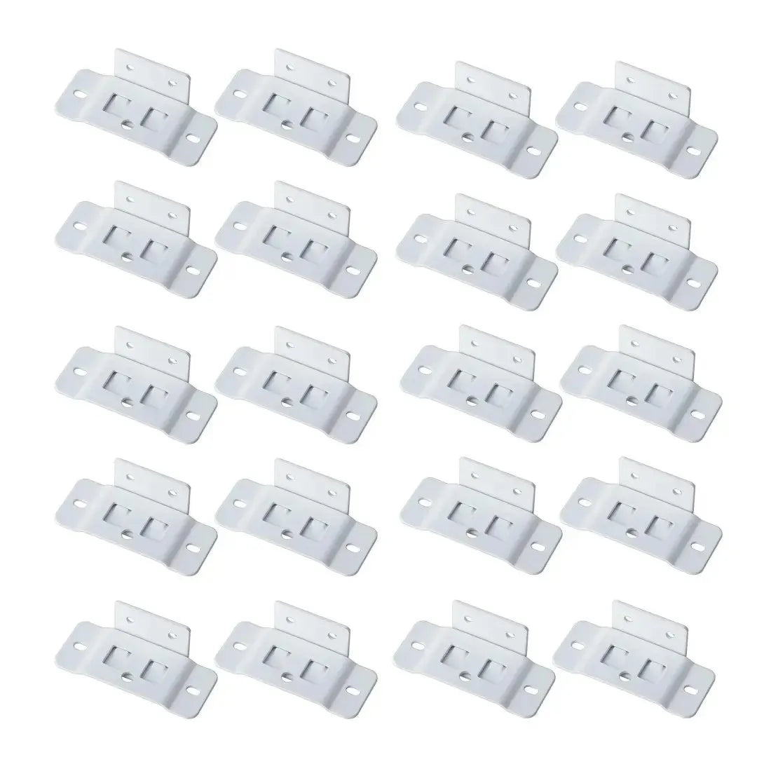 8-Pack Heavy-Duty Stainless Steel Corner Brackets – Quick Fitting L Shape Furniture Joint Braces with Screws