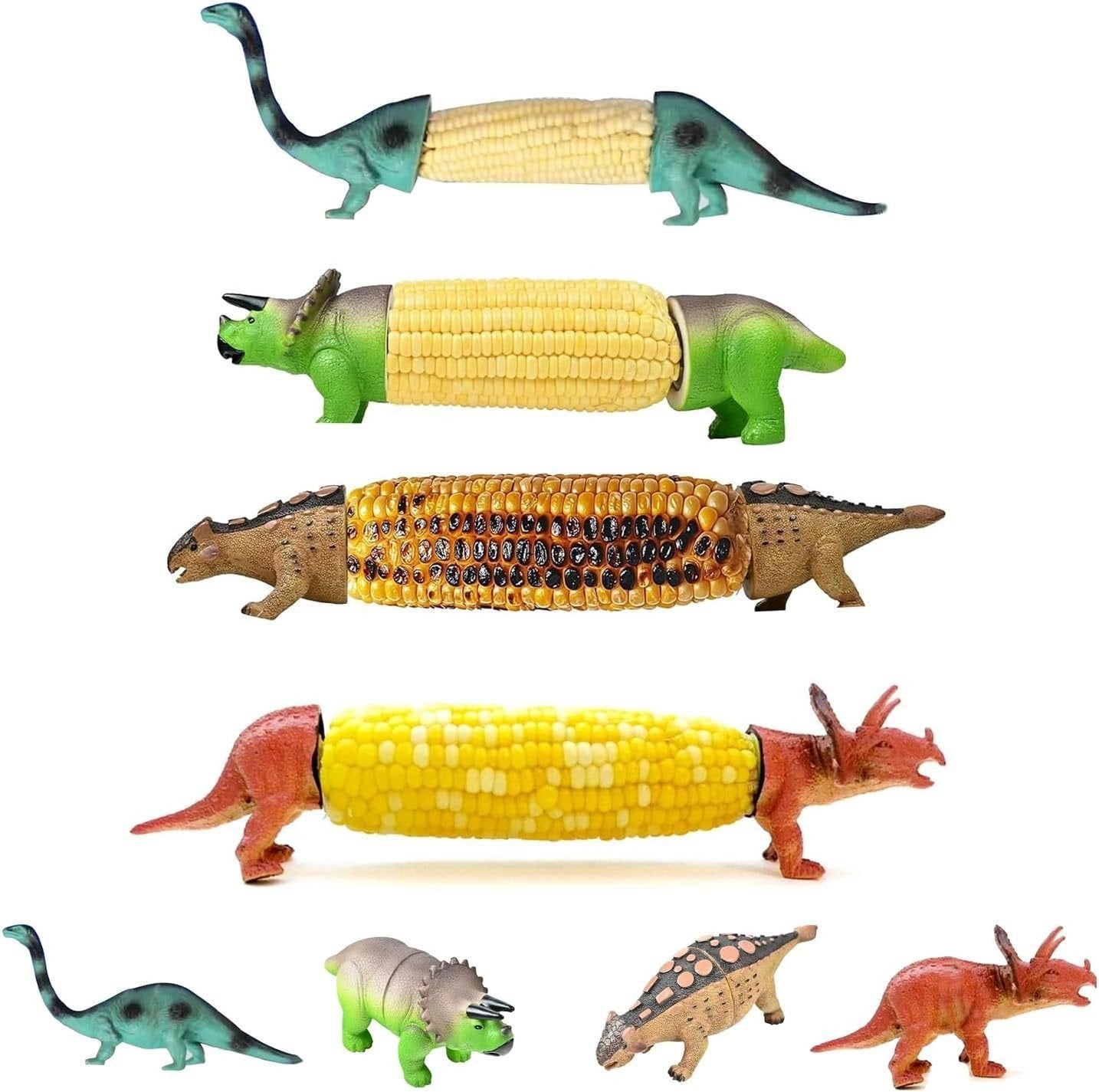 🦖 Dino Bite Corn Holders 🌽Turn Ordinary Corn Into The Most Fun Thing On The Table🧒