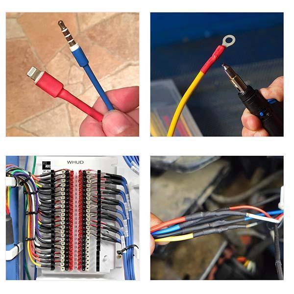 🔥 Heat Shrink Tubing Kit – 580 PCS with Case, 3:1 Ratio & Waterproof Sealing 🛠️📦
