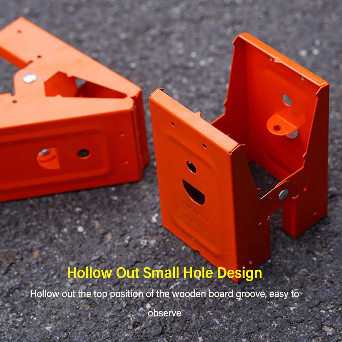 🛠️ 2Pcs Heavy Duty Sawhorse Brackets with Down Clamp