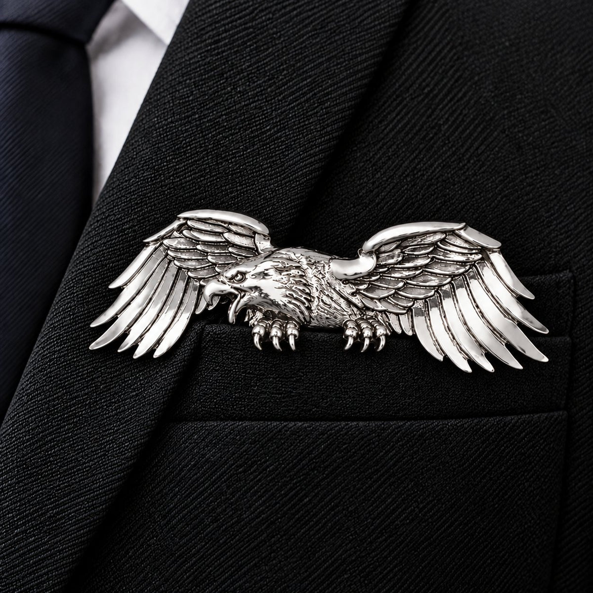 🌟 Luxury Sculpted Animal Brooch – Premium Statement Piece for Suits & Blazers🐊👔