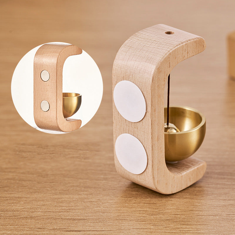 Magnetic Wooden Wind Chime Doorbell Decoration