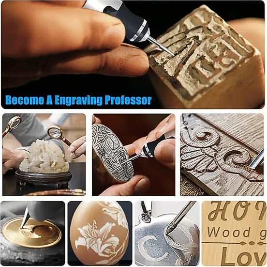 🔥Precision Engraving Pen with 3 speed adjustment speeds