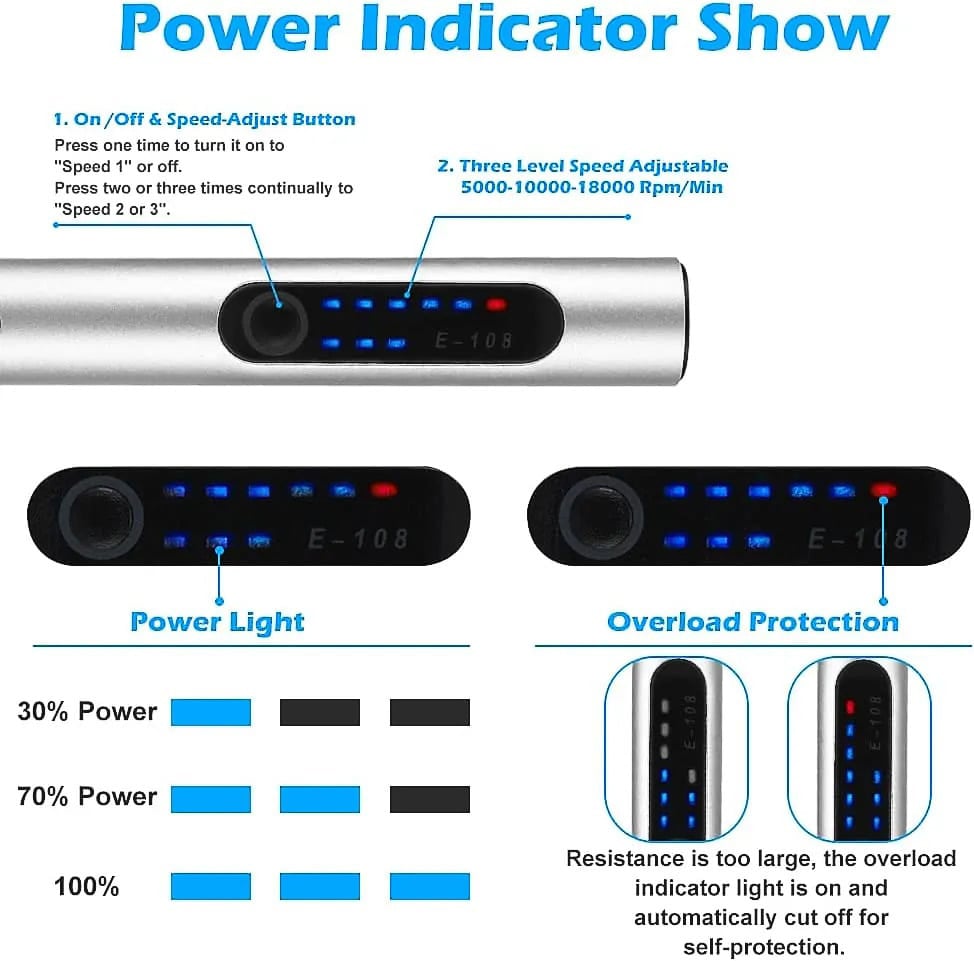 🔥Precision Engraving Pen with 3 speed adjustment speeds