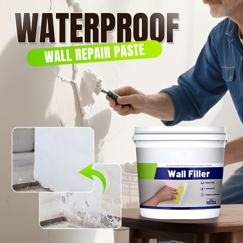 🛡Waterproof & Mildew-Resistant Wall Repair Paste🌿