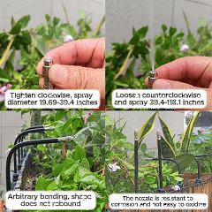 🔥🚿360° Curved Garden Automatic Irrigation System