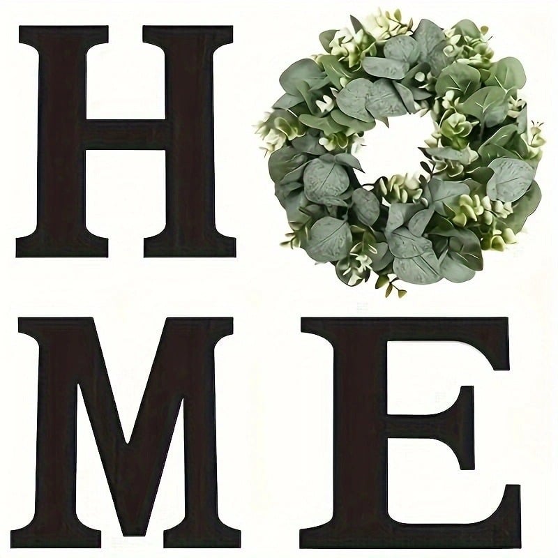 🏡Small sign, big warmth❤️Wooden "HOME" Letter Sign – Modern Farmhouse Wall Decor