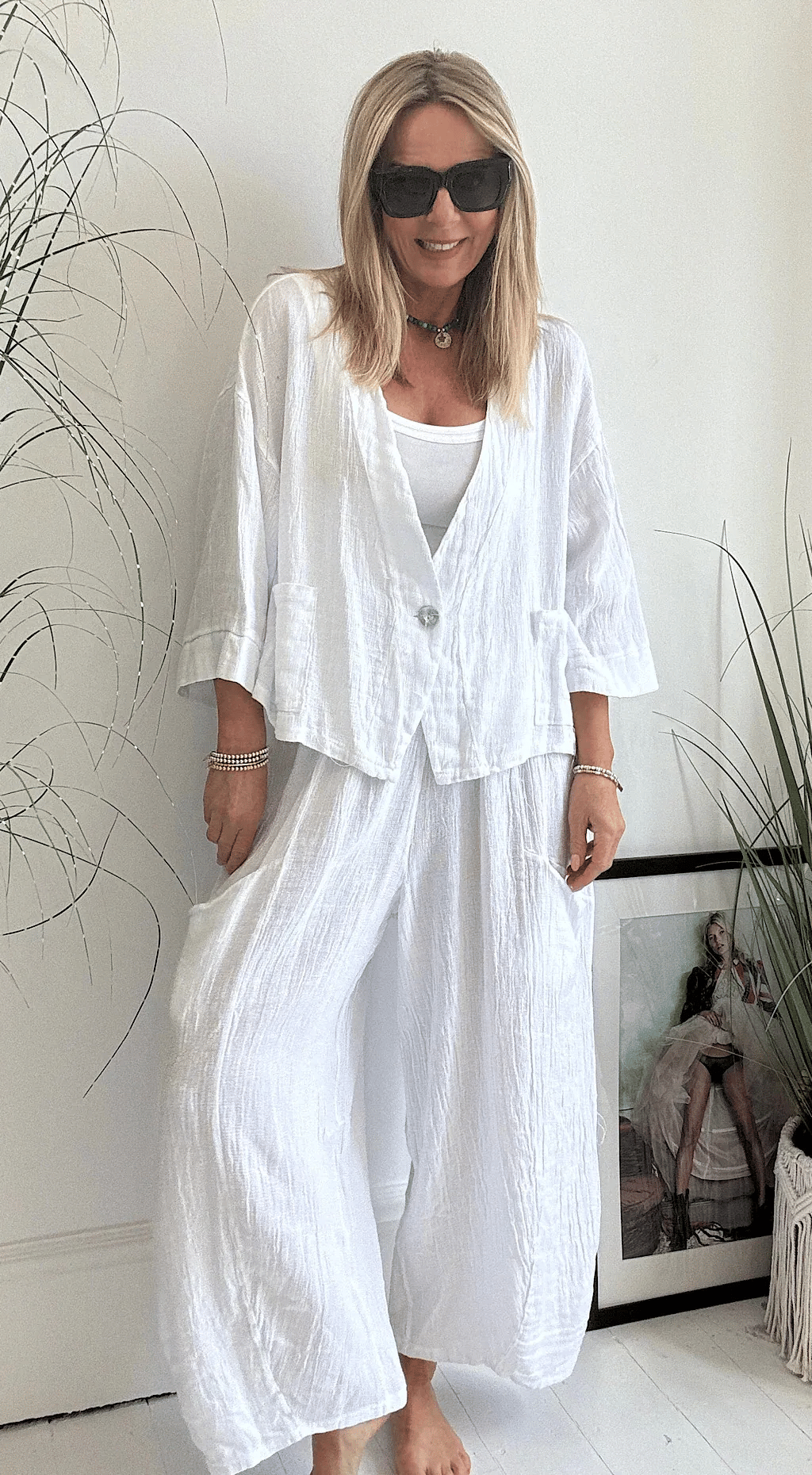 🔥2025 New Arrivals Women's Summer Daily Casual Breathable Linen Suit(Buy 2 Free Shipping)
