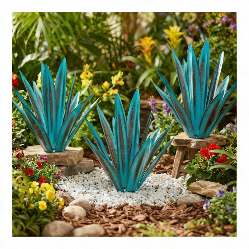 🌵💥Spring Promotional Price: $24.99🌵Waterproof Solar Garden LED Agave