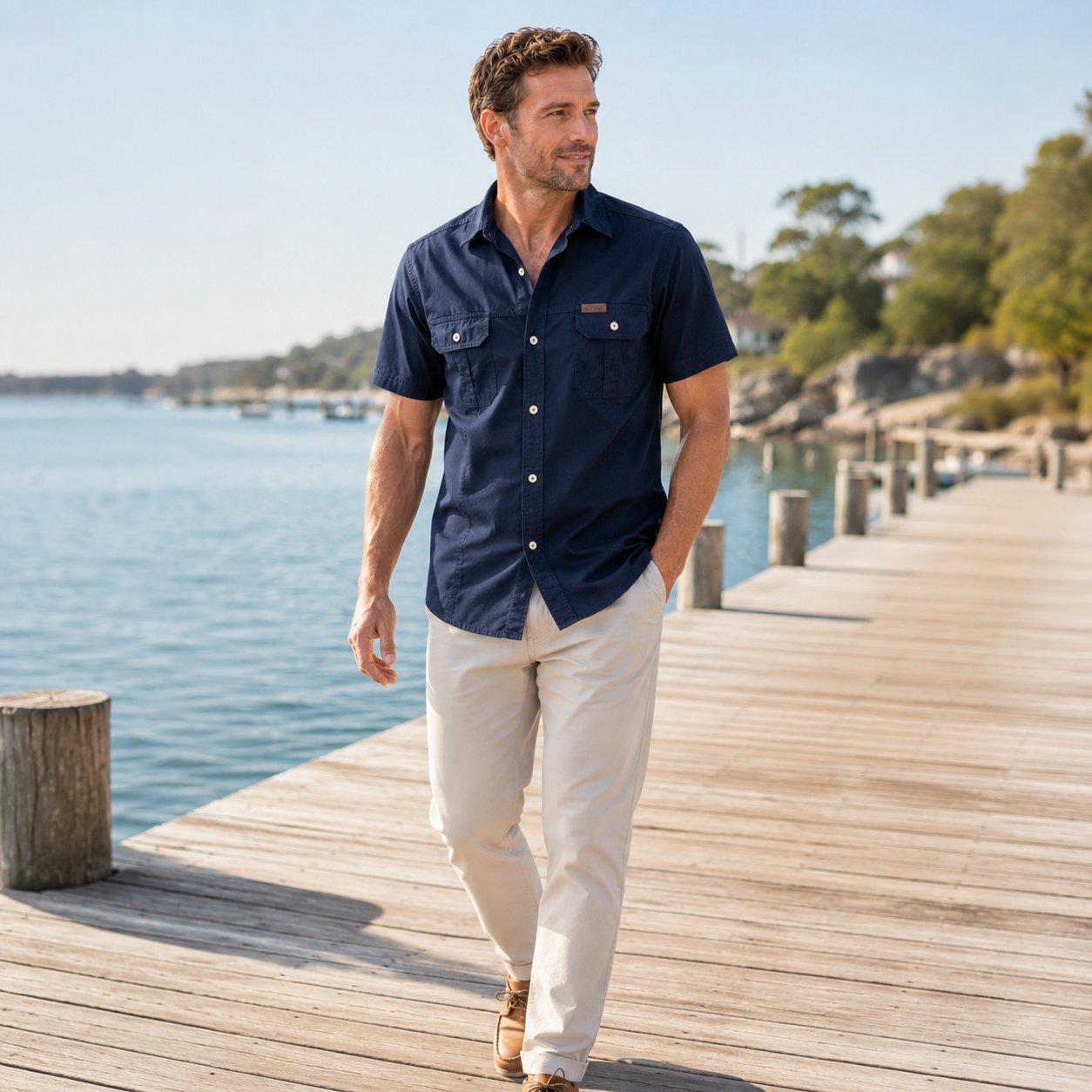 🌟 Outdoor Explorer Polo – Comfortable & Rugged 🌟