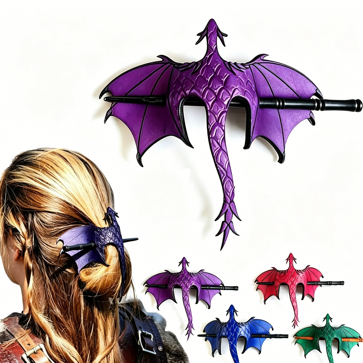 Medieval Dragon Hair Stick🐉