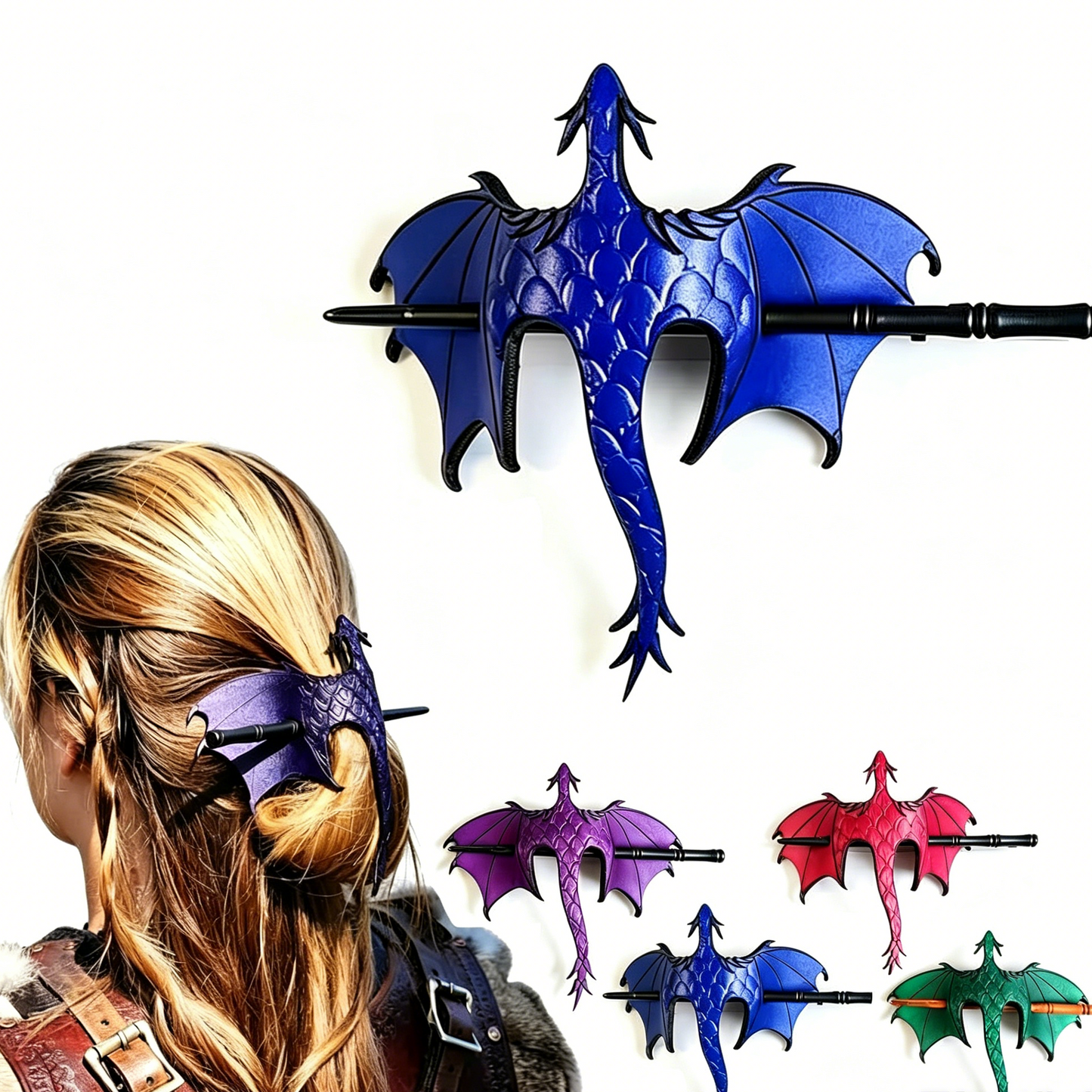 Medieval Dragon Hair Stick🐉