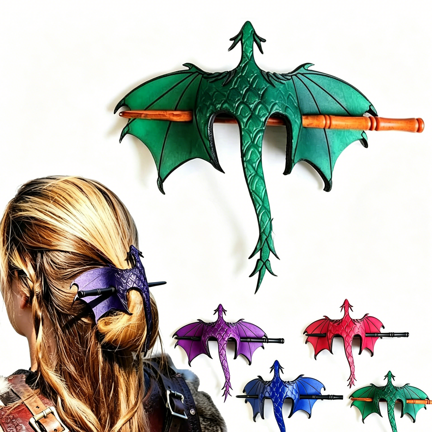 Medieval Dragon Hair Stick🐉