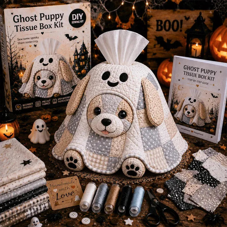 ⚡New Arrival🧵DIY Animal-Themed Patchwork-Style Tissue Box Kit