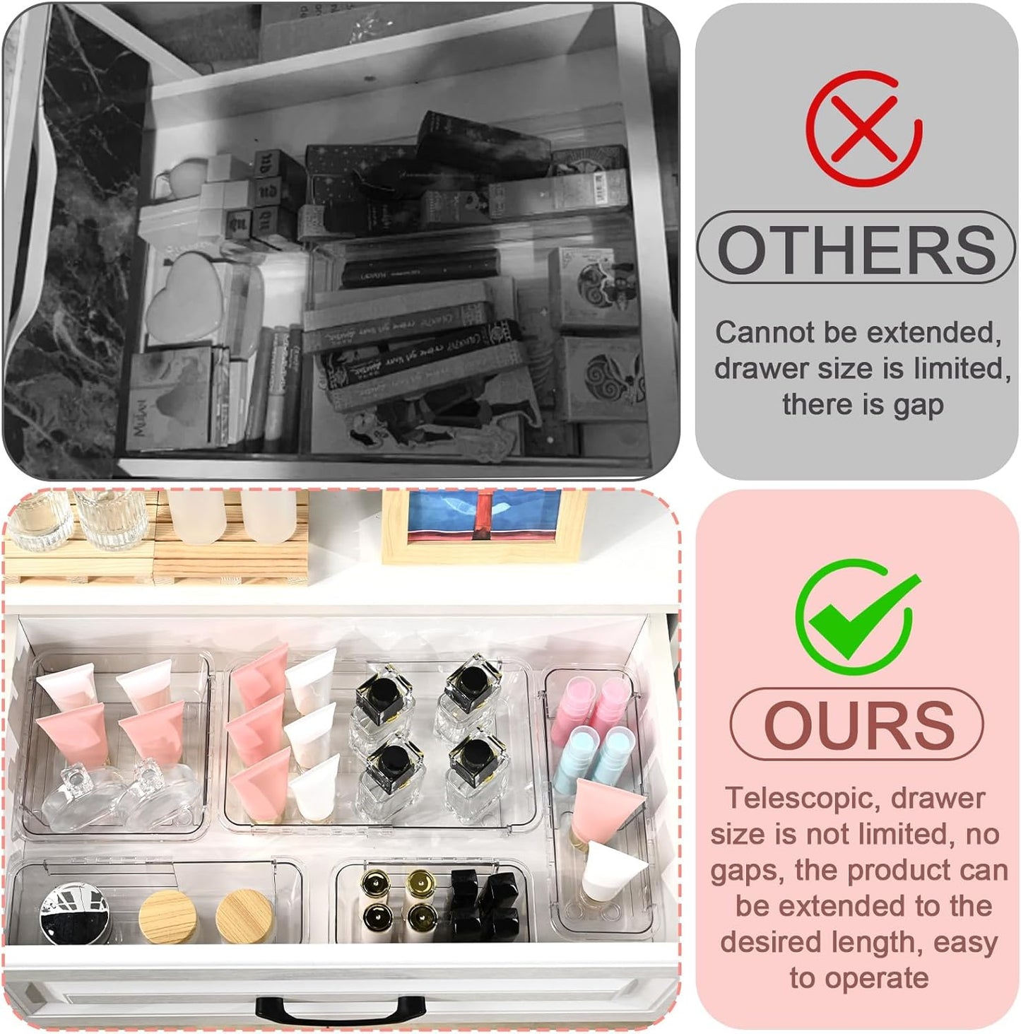 🎁2026 Hot Sale 49% OFF🧩 Expandable Drawer Organizer