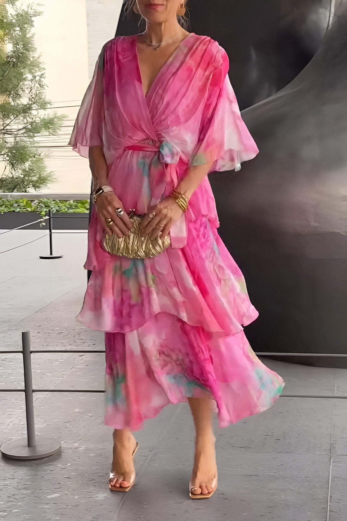 ELEGANT CHIFFON DRESS!