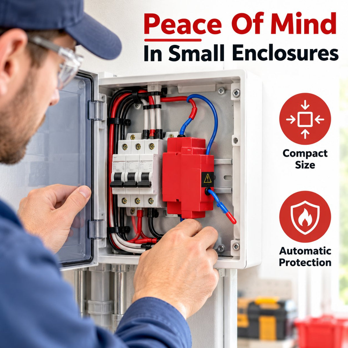 🔥 Automatic Fire Suppression Device – Dual-Nozzle Heat-Activated Fire Extinguisher for Electrical Cabinets & Equipment Enclosures 🛡️