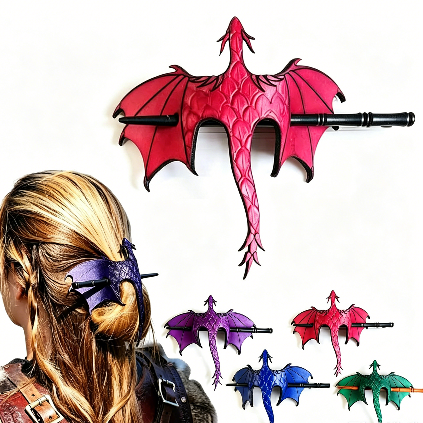Medieval Dragon Hair Stick🐉