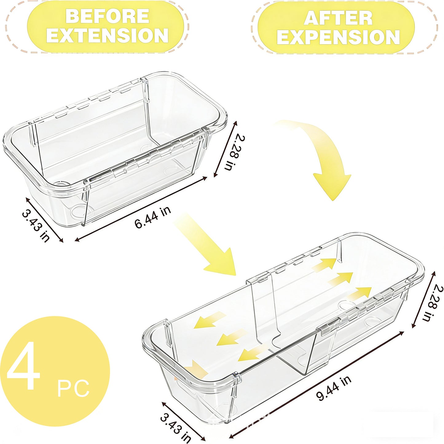 🎁2026 Hot Sale 49% OFF🧩 Expandable Drawer Organizer