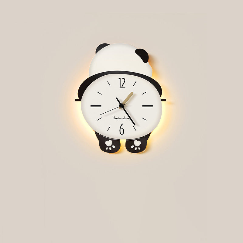 Rocking Panda Decorative Wall Clock