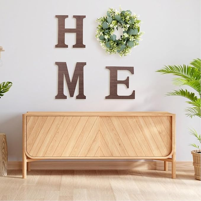 🏡Small sign, big warmth❤️Wooden "HOME" Letter Sign – Modern Farmhouse Wall Decor