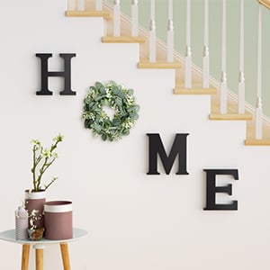🏡Small sign, big warmth❤️Wooden "HOME" Letter Sign – Modern Farmhouse Wall Decor