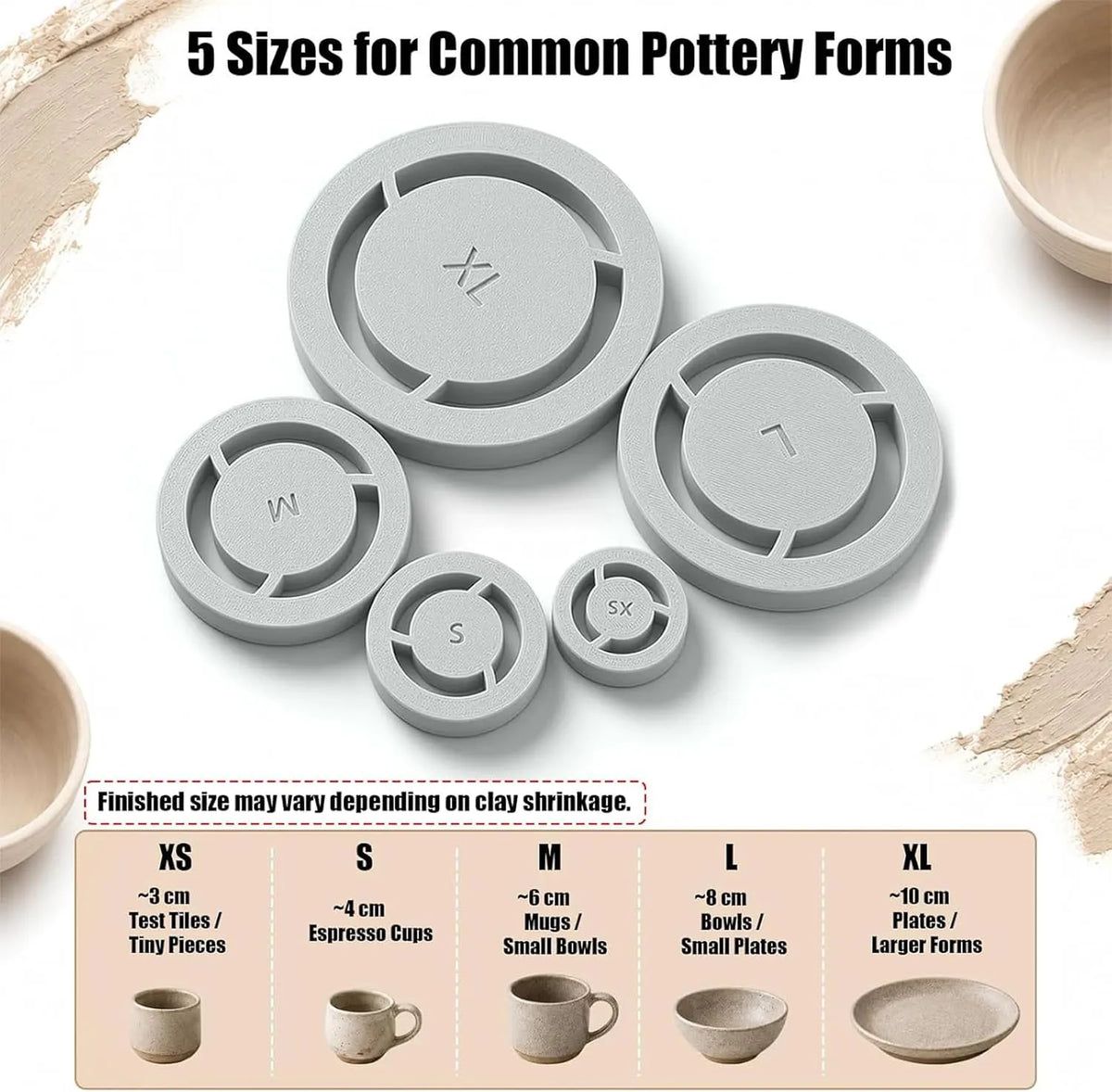 🔥Last Day 49% OFF - Pottery Foot Ring Tool