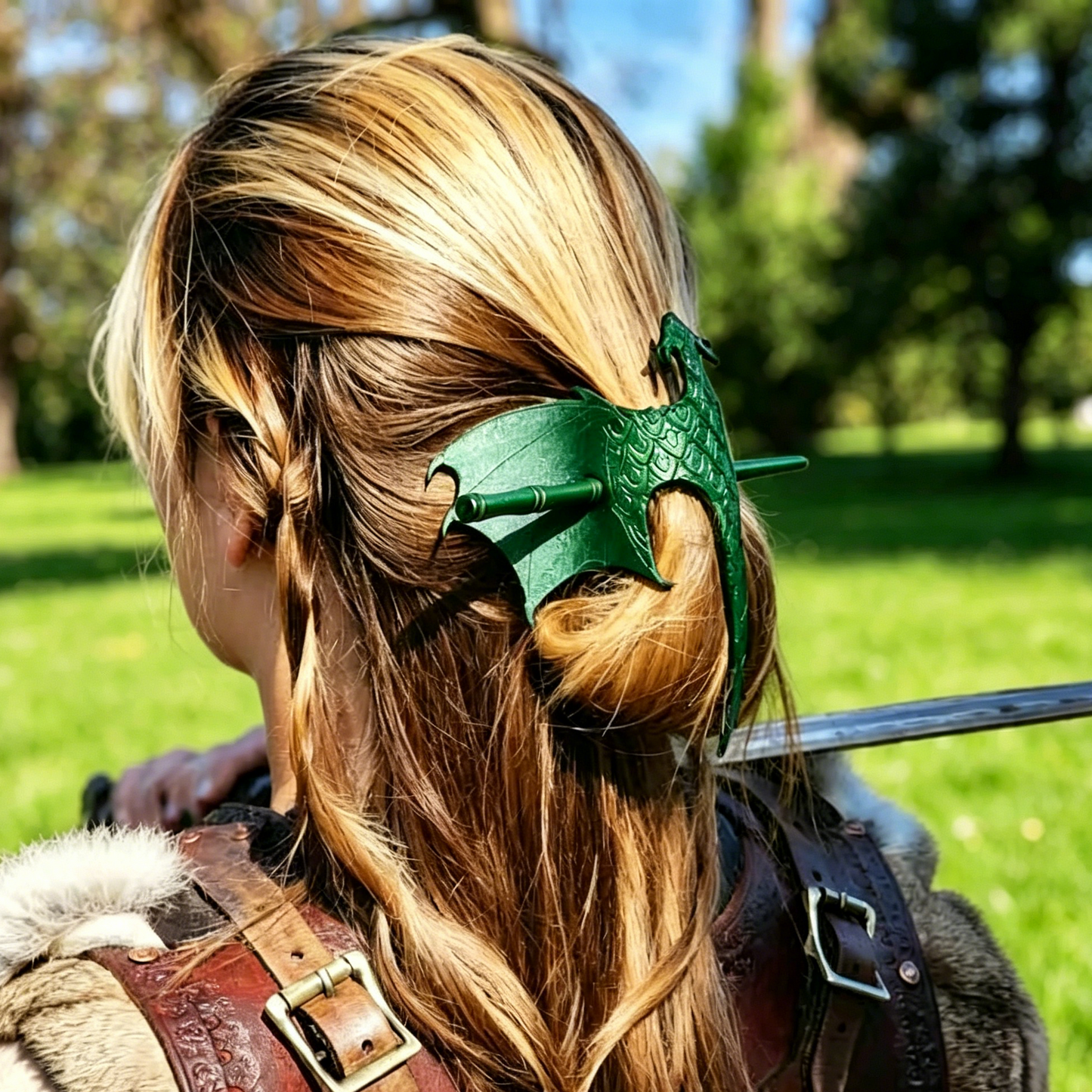 Medieval Dragon Hair Stick🐉