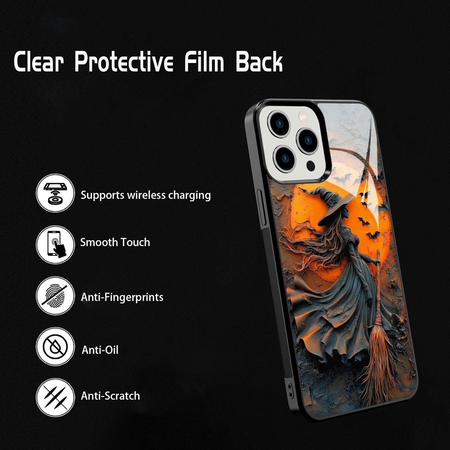 🧙‍♀️ Mysterious witch design 🎃Halloween witch phone case