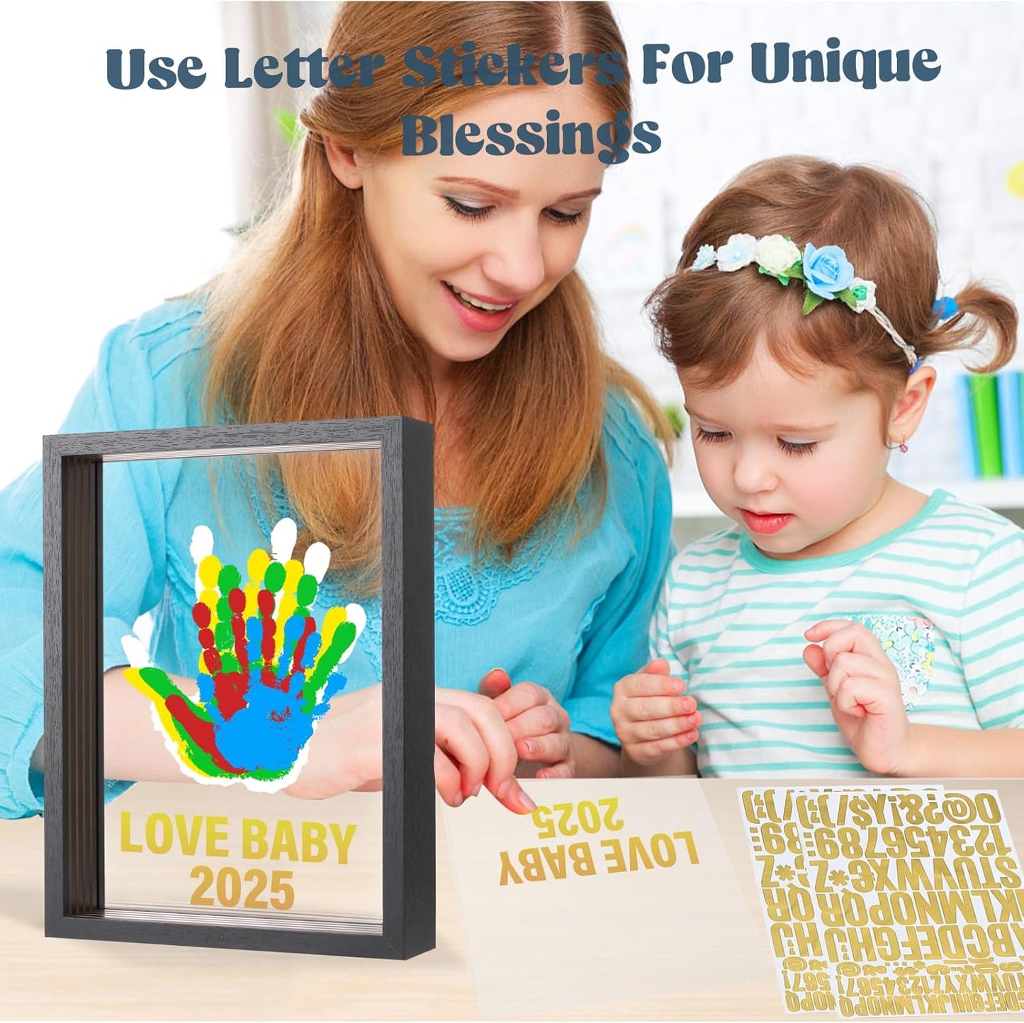🎁Best Gift-Family Handprint Kit🌸Non-Toxic, Odorless, And Harmless