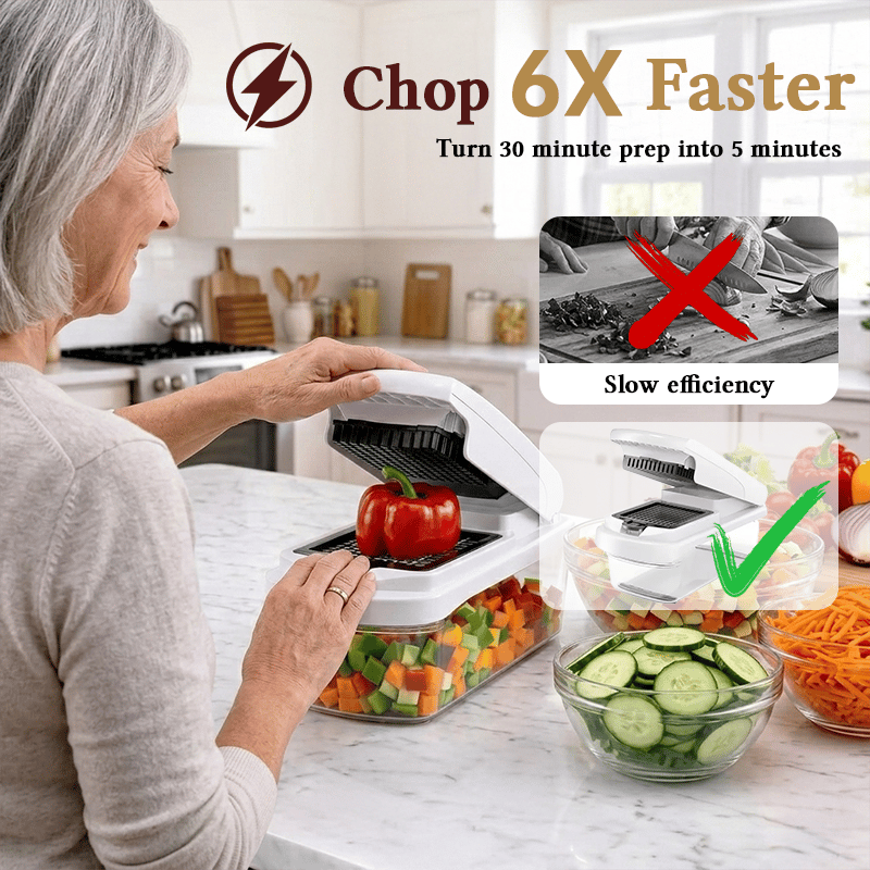 🍔hot sale 50% off 🥦15-Piece Vegetable Chopper Set
