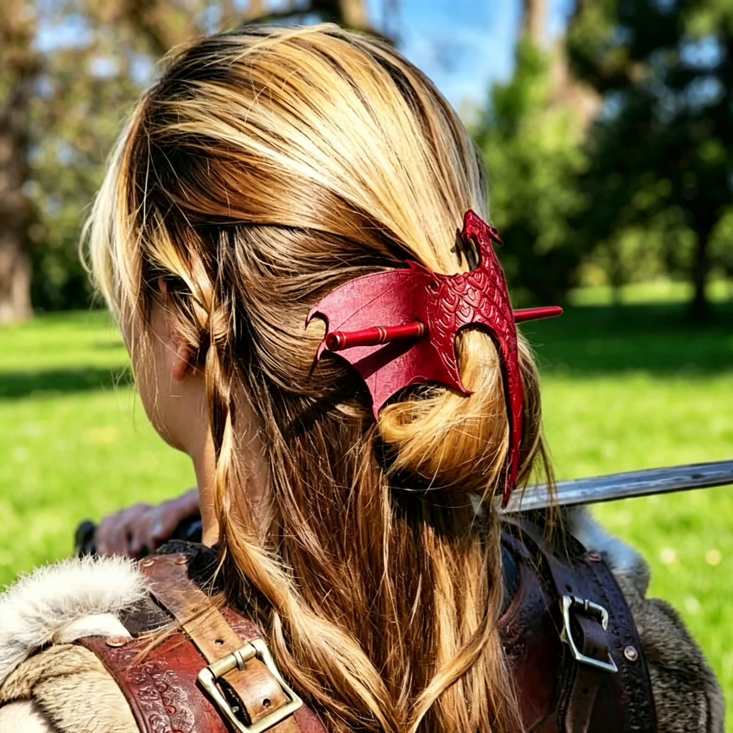 Medieval Dragon Hair Stick🐉