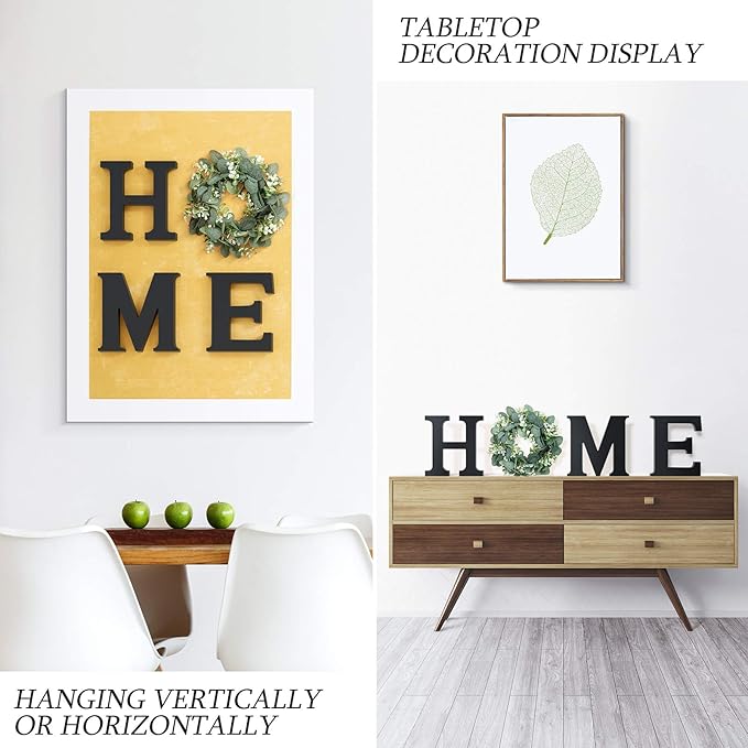 🏡Small sign, big warmth❤️Wooden "HOME" Letter Sign – Modern Farmhouse Wall Decor
