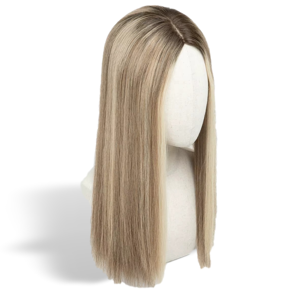 7" x 7.5" Premium Human Hair Topper