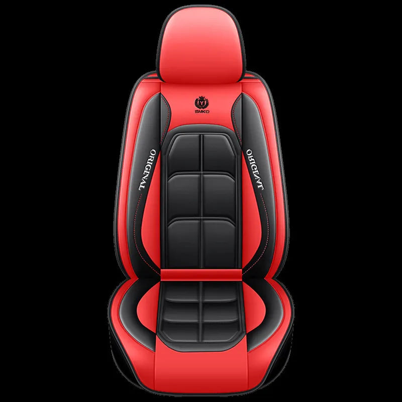 🚗Full-coverage PU Leather Car Seat Covers – Universal, suitable for sedans, SUVs, and trucks