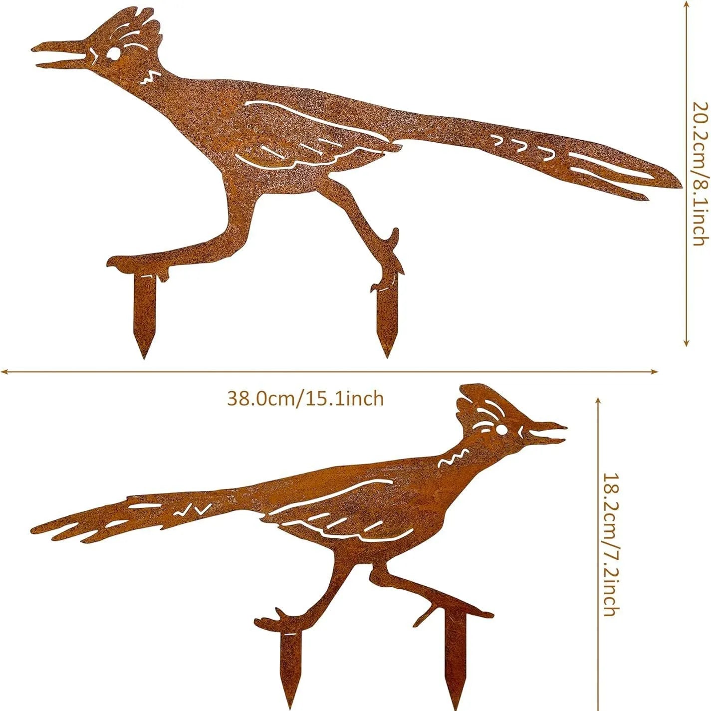 🦩Lifelike Distressed Iron Bird Sculptures — Outdoor Garden Decor