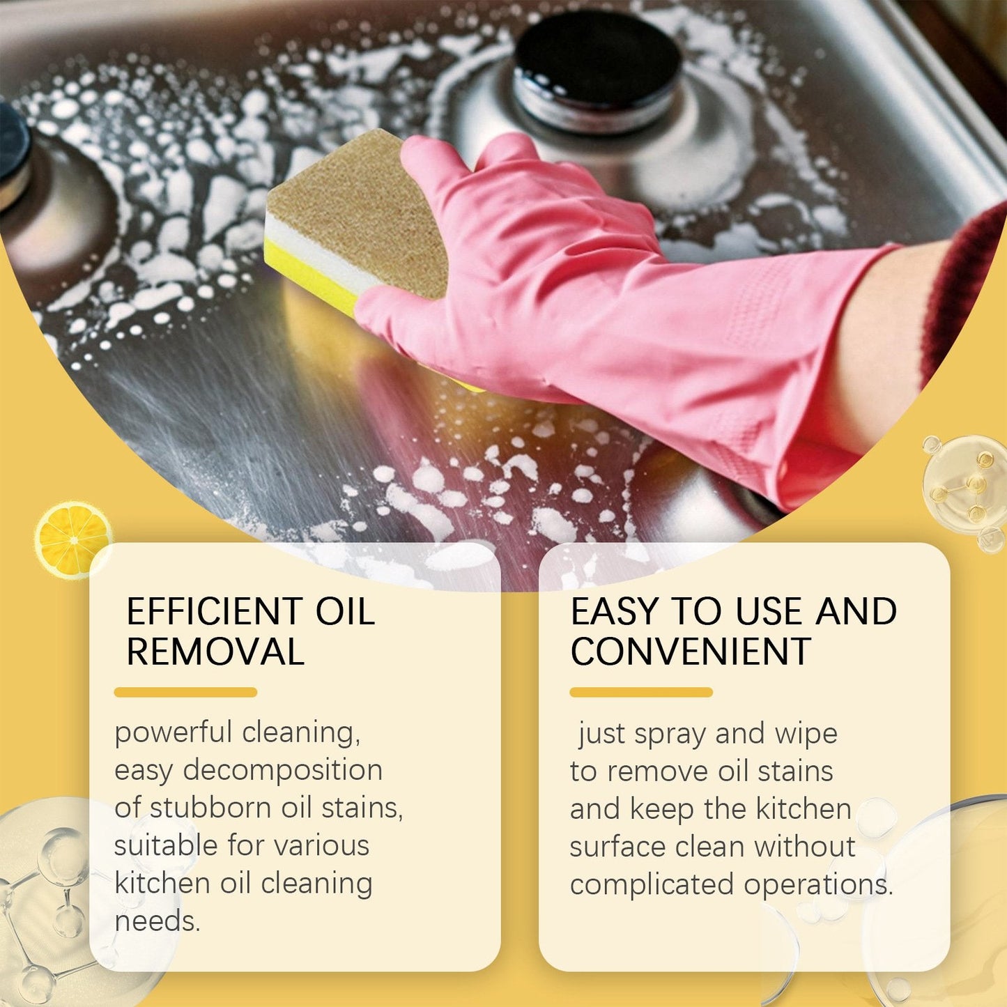 🎁✨Multi-Purpose Kitchen Heavy Oil Cleaner Spray🔥2025 Kitchen Hot Sale 🔥