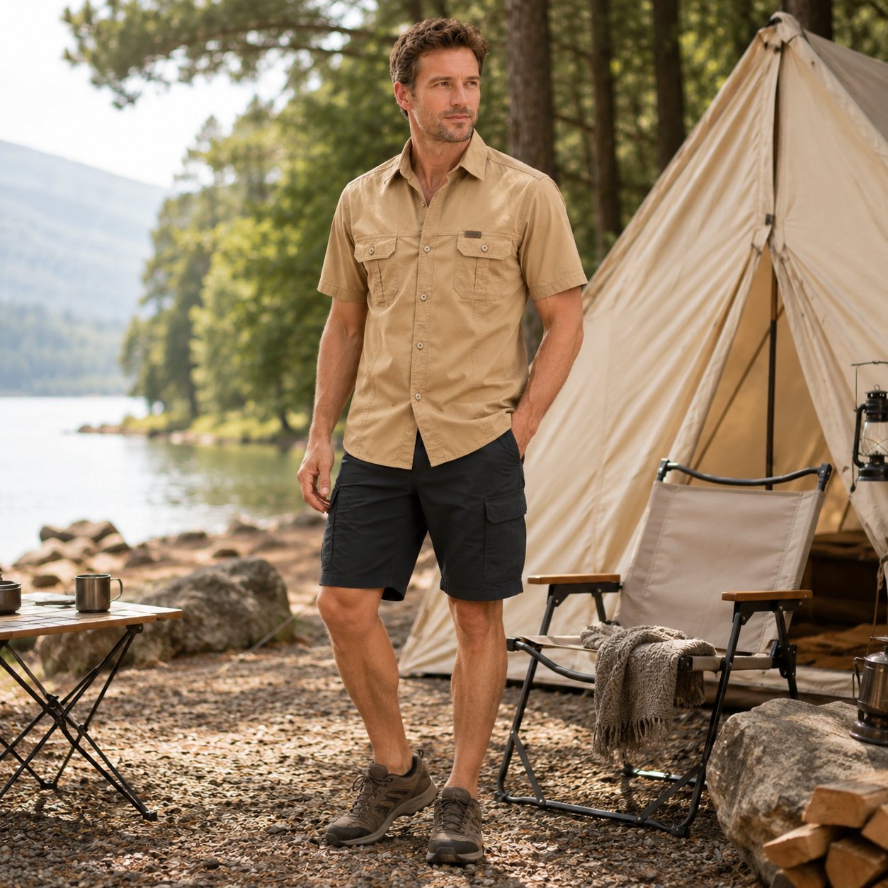 🌟 Outdoor Explorer Polo – Comfortable & Rugged 🌟
