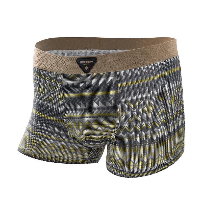 🎁Men's Premium Cotton Boxer Briefs Retro Pattern Design Breathable Mesh Moisture-Wicking Underwear 💥 3 PACK
