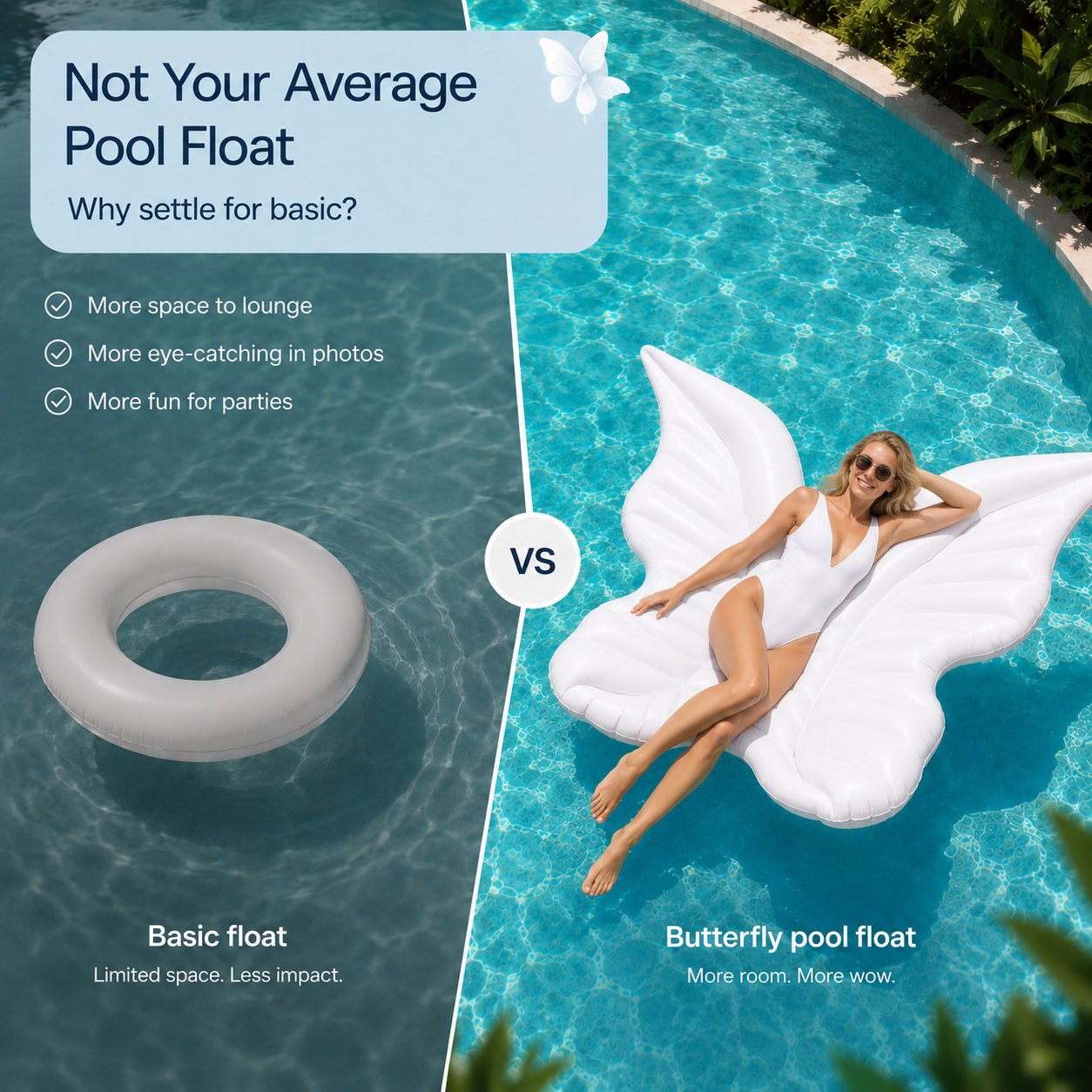 🦋Butterfly Wing Pool Float 🔥