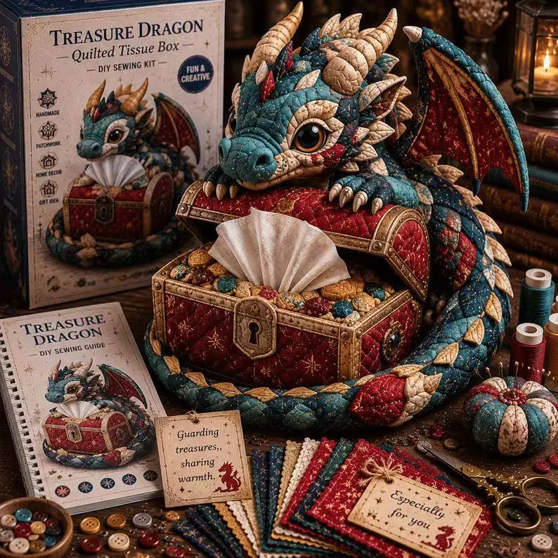 ⚡New Arrival🧵DIY Animal-Themed Patchwork-Style Tissue Box Kit