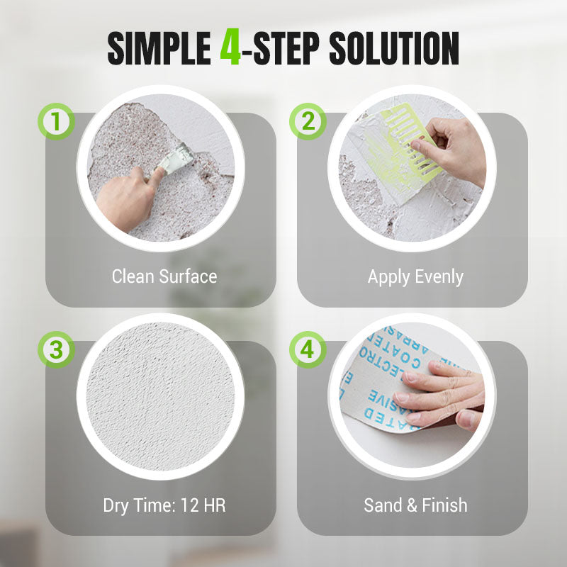 🛡Waterproof & Mildew-Resistant Wall Repair Paste🌿