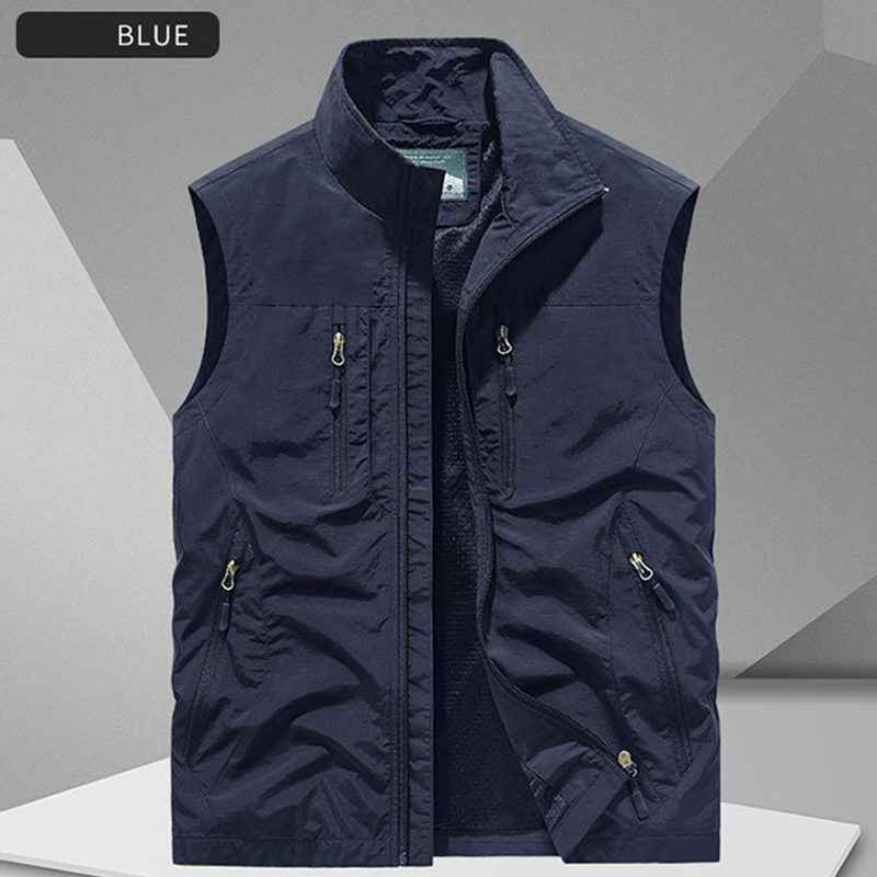 🔥🧥Men's Oversized Sleeveless Vest Jacket With Pockets